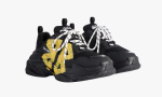 Balenciaga Triple S Tape Type Sneaker "Black Yellow"
